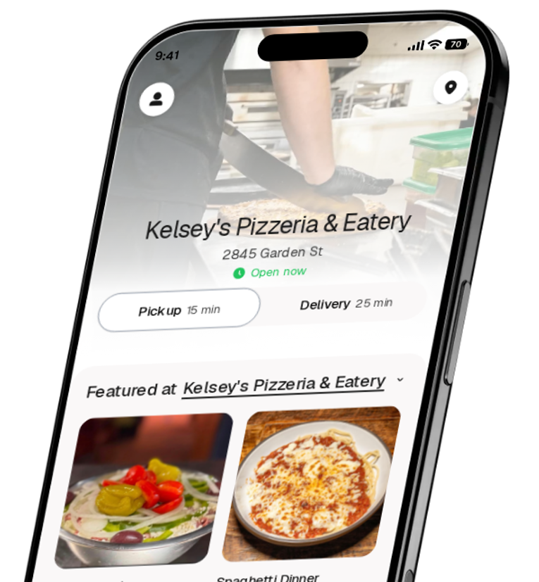 Kelsey's Pizzeria & Eatery app preview